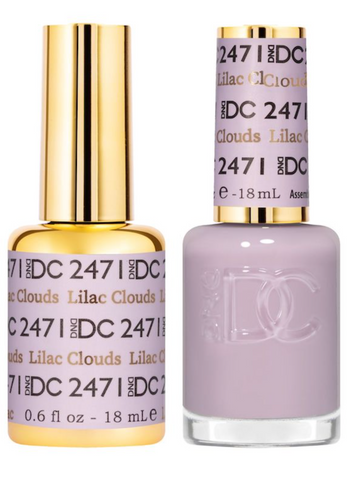 2471 -  DND DC DUO GEL -  SHEER COLLECTION 2024 - LILAC CLOUDS
