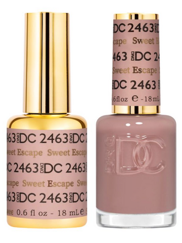 2463 -  DND DC DUO GEL -  SHEER COLLECTION 2024 - SWEET ESCAPE
