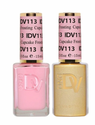 DND DIVA GEL DUO - 113 CUPCAKE FROSTING