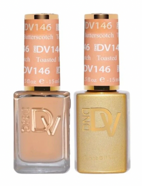 DND DIVA GEL DUO - 146 TOASTED BUTTERSCOTCH