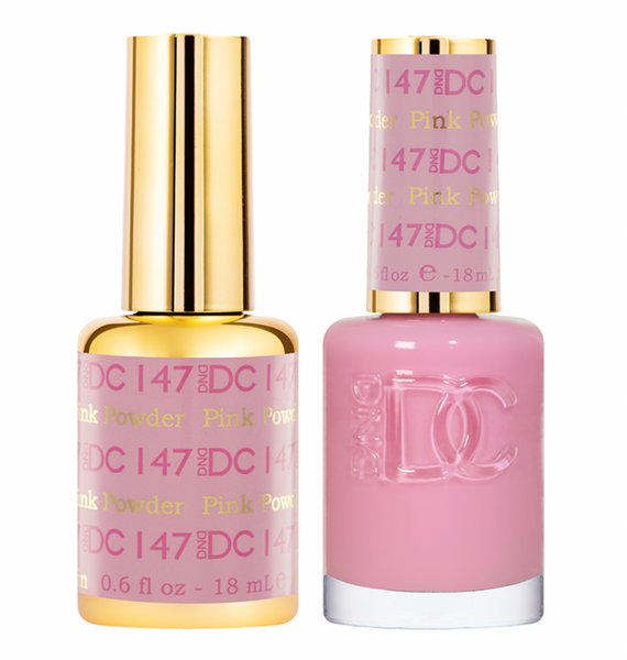 147  - DND DC DUO GEL -  PINK POWDER - CREAMY COLLECTION