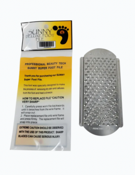 SUNNY METAL FOOT FILE REPLACEMENT BLADE
