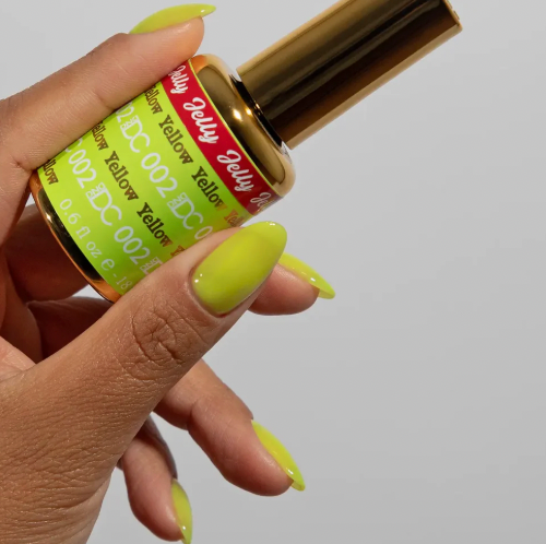 DND DC ALL MY JELLY - GEL POLISH ONLY - #002 YELLOW