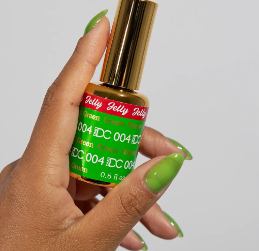 DND DC ALL MY JELLY - GEL POLISH ONLY - #004 GREEN