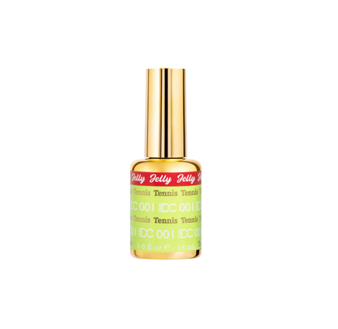 DND DC ALL MY JELLY - GEL POLISH ONLY - #001 TENNIS