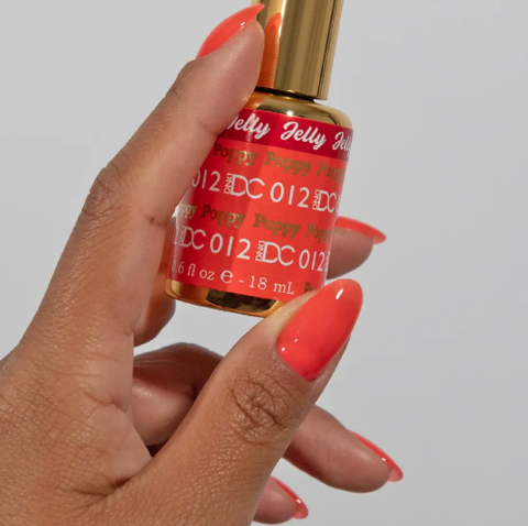DND DC ALL MY JELLY - GEL POLISH ONLY - #012 POPPY