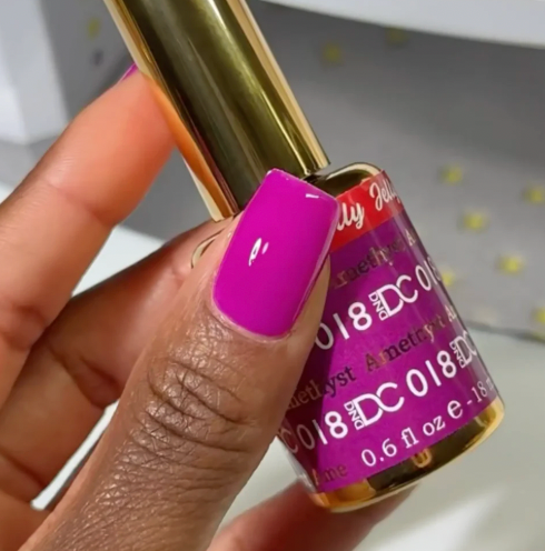 DND DC ALL MY JELLY - GEL POLISH ONLY - #018 AMETHYST