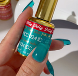DND DC ALL MY JELLY - GEL POLISH ONLY - #024 JADE