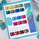 LAVI CAT EYE KIT - (18 colors) - GEMLIGHT (#127 - #144) COLLECTION -HEMA & TPO FREE