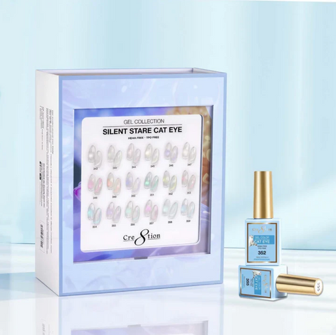CRE8TION CAT EYE KIT - SILENT STARE COLLECTION - (18 colors) -HEMA & TPO FREE