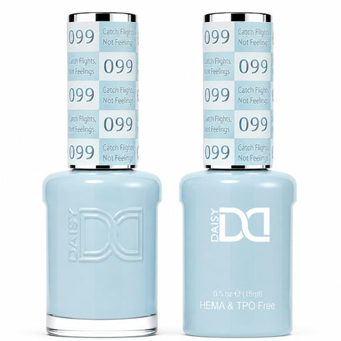 099 CATCH FLIGHTS NOT FEELINGS - DND HEMA FREE & TPO FREE - GEL & LACQUER DUO