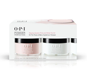 OPI Powder Perfection - PINK AND WHITE TRIO KIT (3 COLORS)
