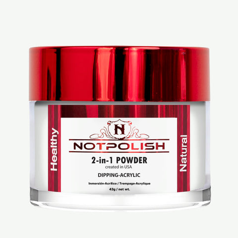 NOT POLISH DIP & ACRYLIC POWDER 2OZ - OG 01 CLEAR