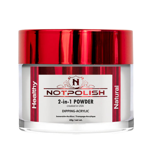 NOT POLISH DIP & ACRYLIC POWDER 2OZ - OG 101 MILKY WHITE CK