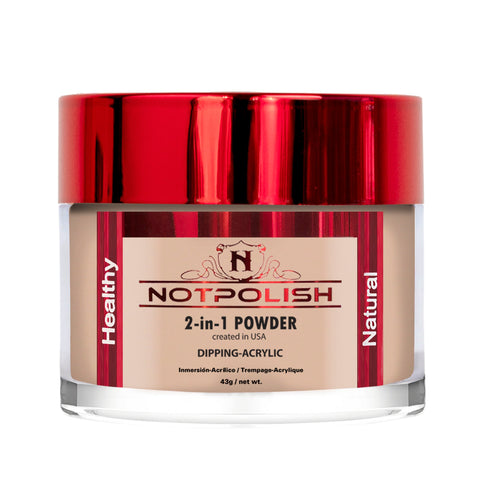 NOT POLISH DIP & ACRYLIC POWDER 2OZ - OG 110 Topless And Barefoot POWDER