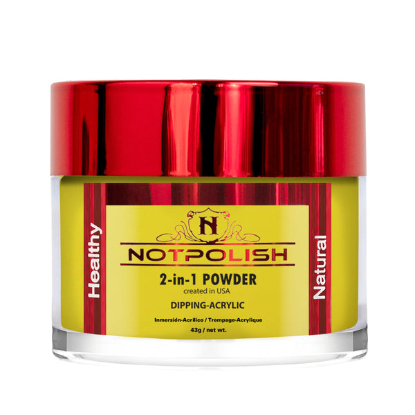 NOT POLISH DIP & ACRYLIC POWDER 2OZ - OG 126 Blonded Moment POWDER