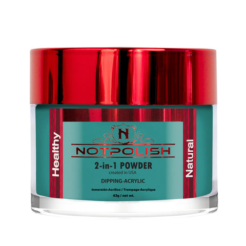 NOT POLISH DIP & ACRYLIC POWDER 2OZ - OG 129 Mint Crush POWDER