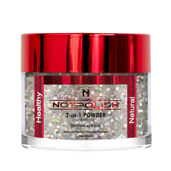 NOT POLISH DIP & ACRYLIC POWDER 2OZ - OG 133 Starry Night POWDER