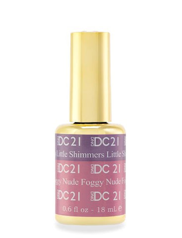 DND DC MOOD GEL - 21 LITTLE SHIMMERS TO FOGGY NUDE - C0088