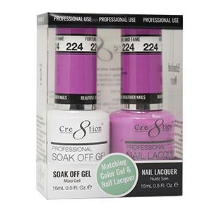 CRE8TION MATCHING COLOR GEL & NAIL LACQUER - 224 FORTUNE AND FAME