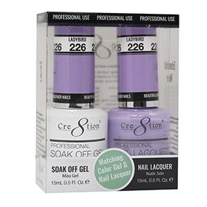CRE8TION MATCHING COLOR GEL & NAIL LACQUER - 226 LADYBIRD