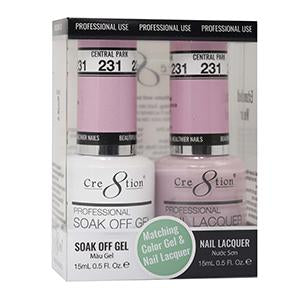 CRE8TION MATCHING COLOR GEL & NAIL LACQUER - 231 CENTRAL PARK