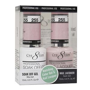 CRE8TION MATCHING COLOR GEL & NAIL LACQUER - 255 AMEN TO MAYHEM