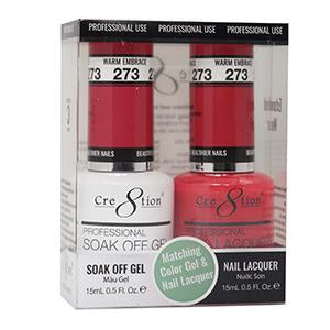 CRE8TION MATCHING COLOR GEL & NAIL LACQUER - 273 WARM EMBRACE