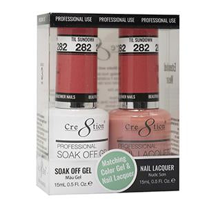 CRE8TION MATCHING COLOR GEL & NAIL LACQUER - 282 TIL SUNDOWN