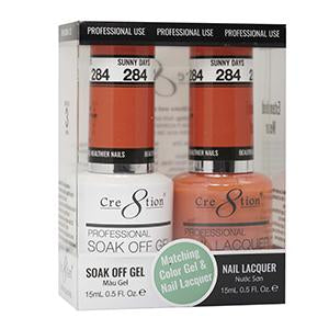 CRE8TION MATCHING COLOR GEL & NAIL LACQUER - 284 SUNNY DAYS