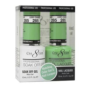 CRE8TION MATCHING COLOR GEL & NAIL LACQUER - 285 LUCKY CHARMER