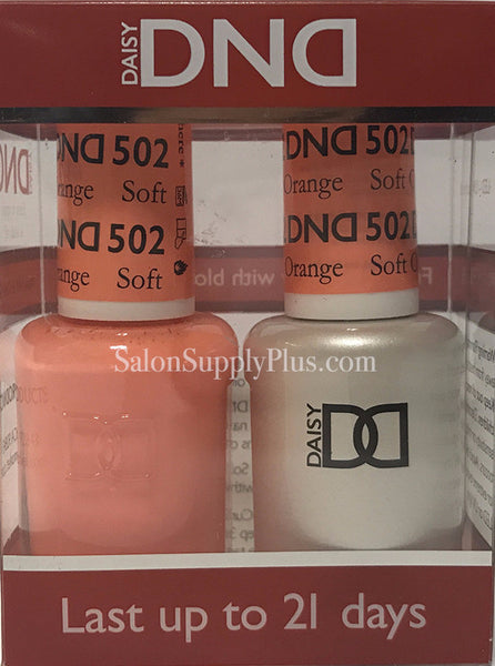 502 - DND Duo Gel - Soft Orange