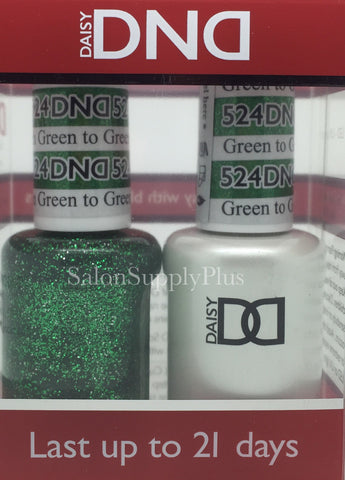 524 - DND Duo Gel - Green to Green