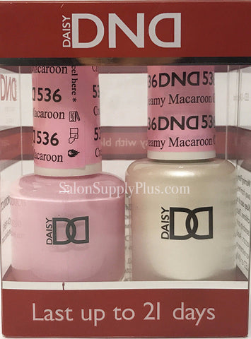 536 - DND Duo Gel - Creamy Macaroon