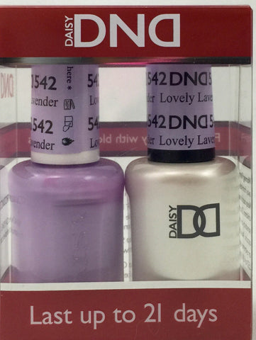 542 - DND Duo Gel - Lovely Lavender