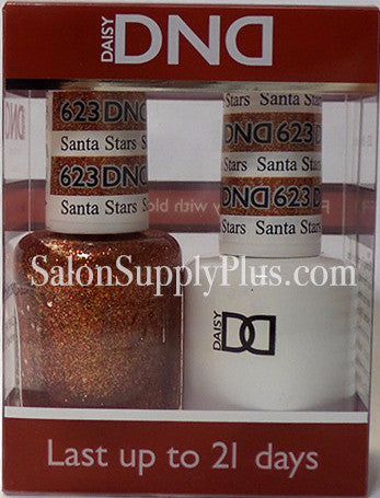 623 - DND Duo Gel - Santa Stars  - (Holiday Collection)