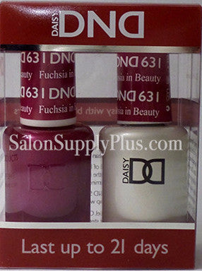 631 - DND Duo Gel - Fuchsia in Beauty - (Holiday Collection)