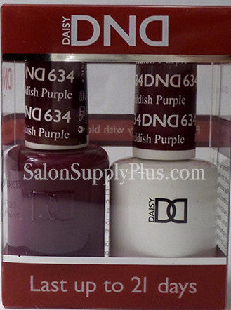 634 - DND Duo Gel - Reddish Purple  - (Holiday Collection)