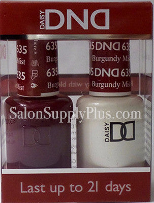 635 - DND Duo Gel - Burgundy Mist - (Holiday Collection)