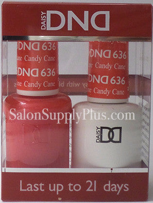 636 - DND Duo Gel - Candy Cane - (Holiday Collection)