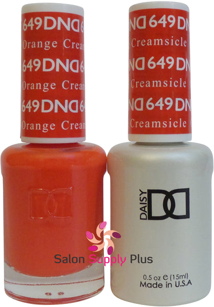 649 - DND Duo Gel - Orange Creamsicle
