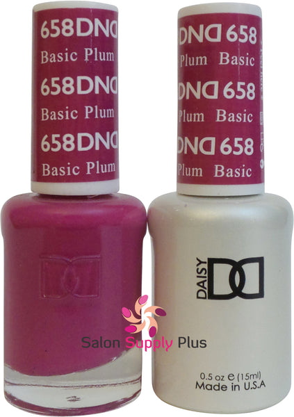 658 - DND Duo Gel - Basic Plum