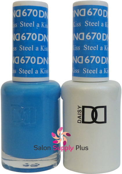 670 - DND Duo Gel - Steel a Kiss