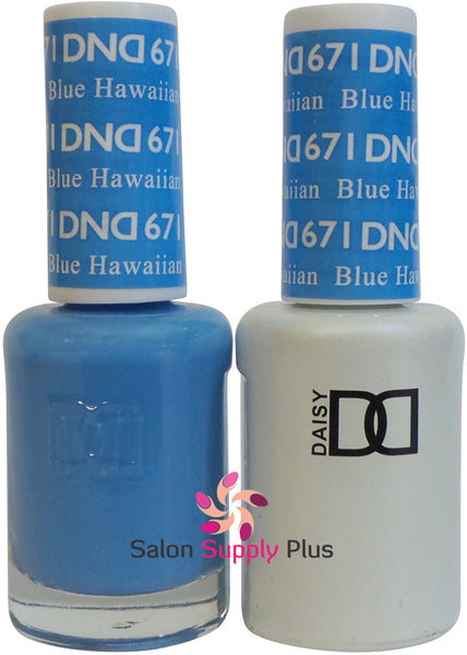 671 -  DND Duo Gel - Blue Hawaiian