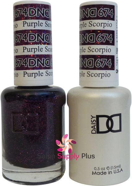 674 -  DND Duo Gel - Purple Scorpio