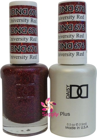 676 -  DND Duo Gel - University Red