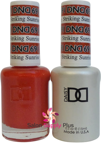 691 -  DND Duo Gel - Striking Sunrise