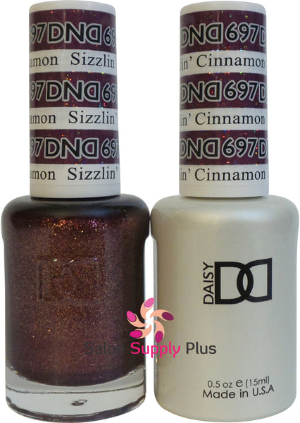 697 -  DND Duo Gel - Sizzlin’ Cinnamon