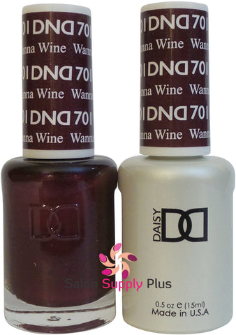 701 -  DND Duo Gel - Wanna Wine