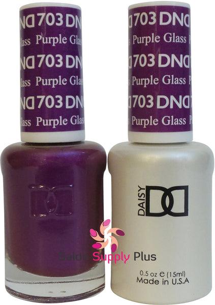 703 -  DND Duo Gel - Purple Glass